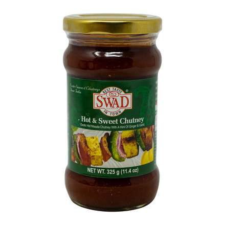 Swad Hot & Sweet Chutney, 11.4oz (325g)