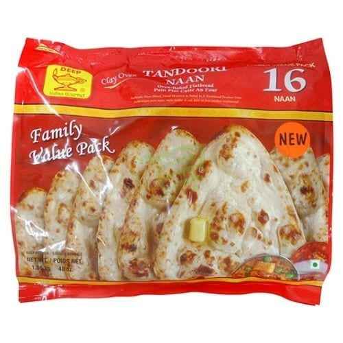 Deep Frozen Tandoori Naan,(16pcs) 42.4oz (2lb)