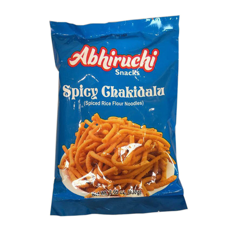 Abhiruchi Snacks, Spicy Chakidalu, 7oz