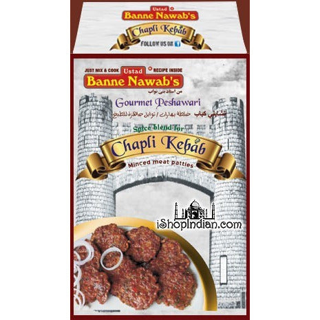 Ustad Banne Nawab's Chapli Kebab Masala  3.10oz (88g)