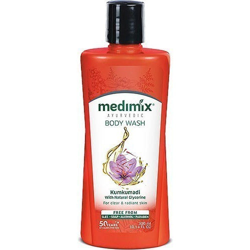 Medimix Ayurvedic Kumkumadi w/Natural Glycerine Body Wash, 300ml