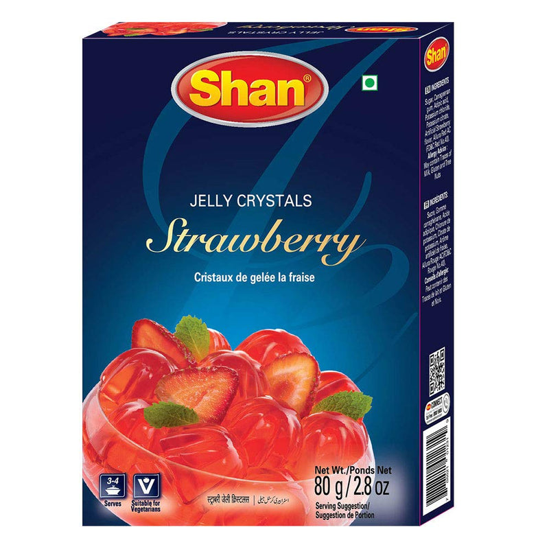 Shan Jelly Crystals Strawberry 2.8 oz (80g)