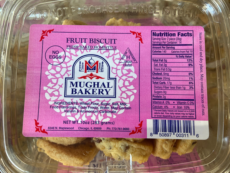 Fresh - Mughal Bakery Fruit Biscuit 10oz