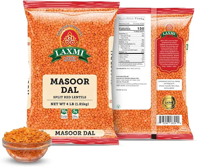 Laxmi Masoor Dal (Various Sizes Available)