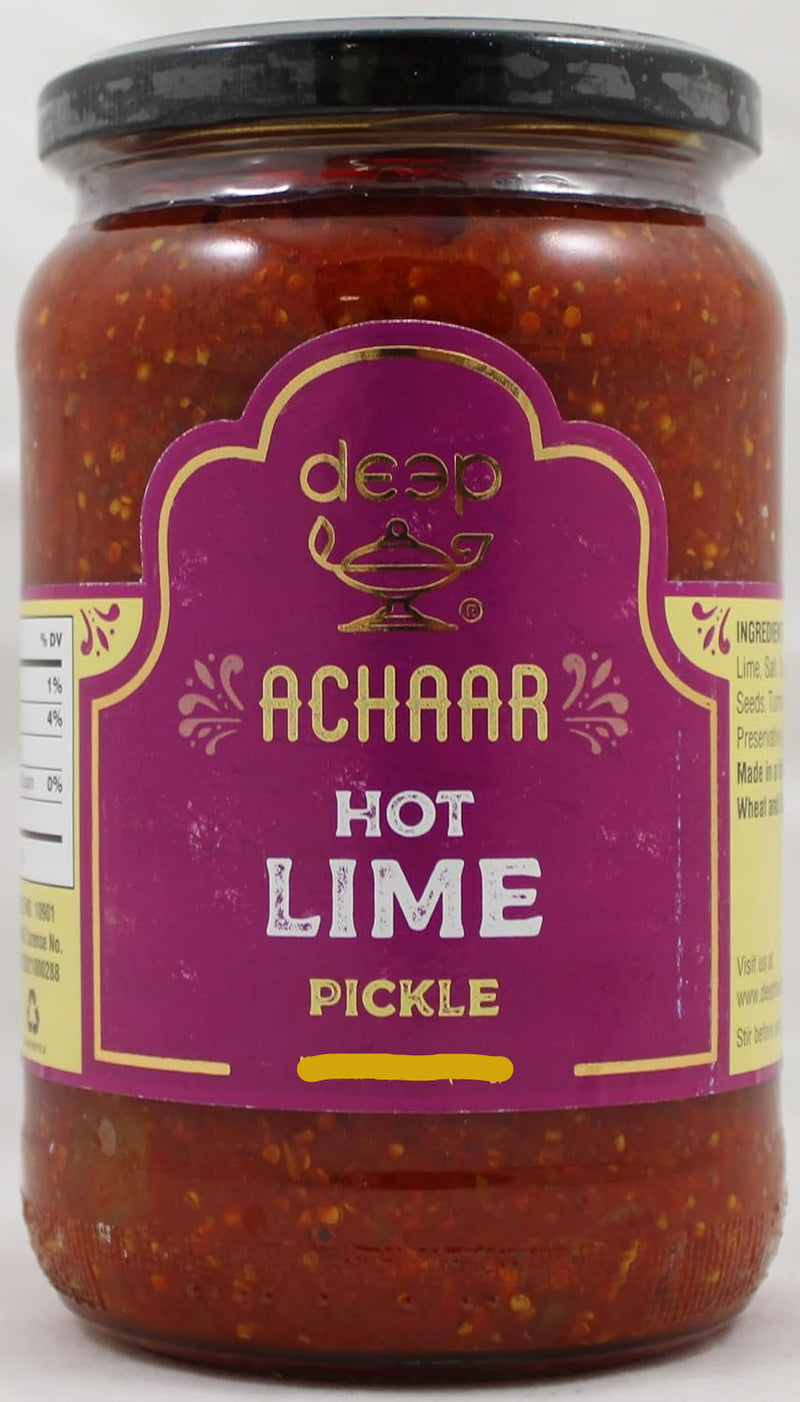 Deep Hot Lime Pickle 10.5oz