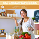 TAJ Cardamom Seeds (Decorticated Cardamom), 3.5oz (100g) Pouch