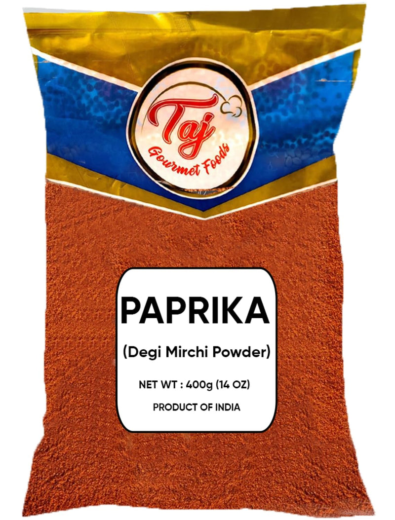 TAJ Paprika (Deggi Mirch) Spice Powder, Ground 400g