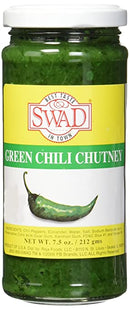 Swad Green Chili Chutney 7.5oz