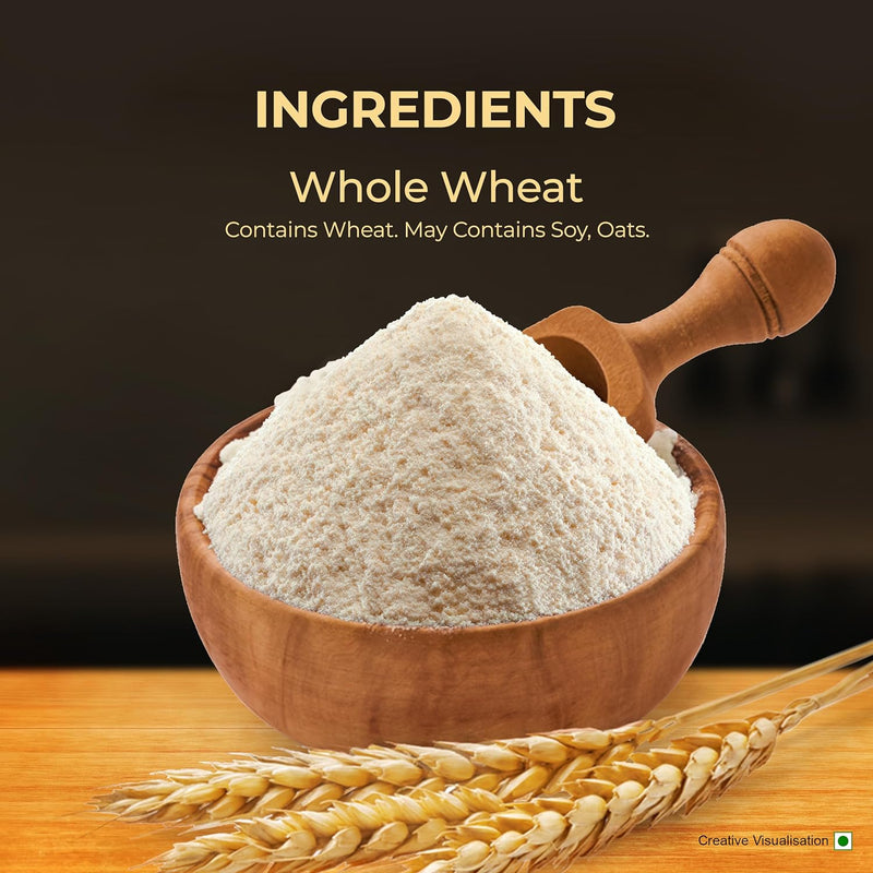 Aashirvaad Select Whole Wheat Sharbati Atta 11 Pound (5 KG)