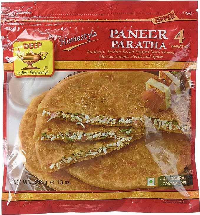 Deep Frozen Paneer Paratha (4 Pcs.) 13oz (368g)