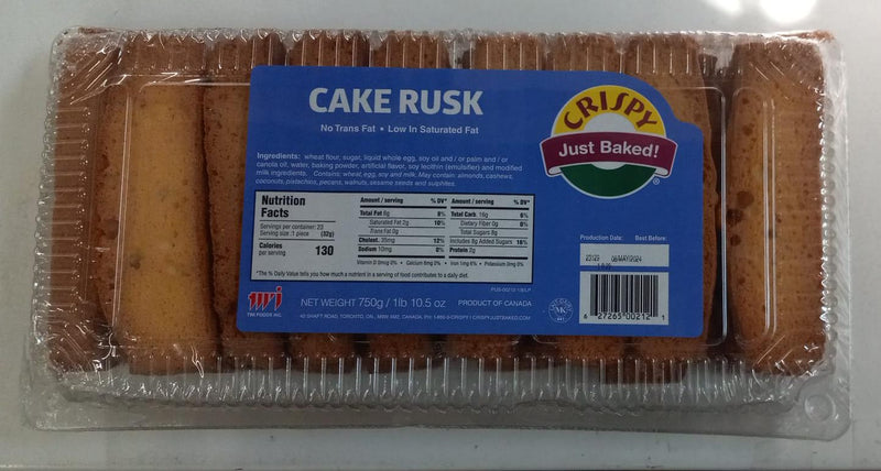 TWI Crispy Cake Rusk, 550g