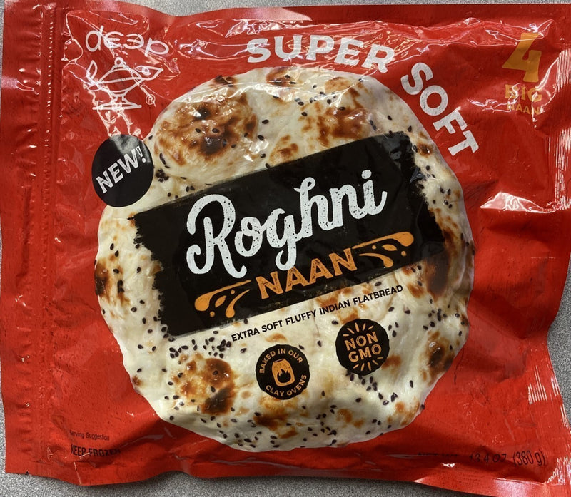 Deep Frozen Roghni Naan, 4pcs