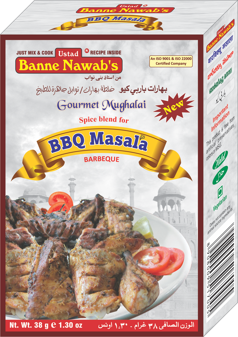 Ustad Banne Nawab Bbq Masala 38gm