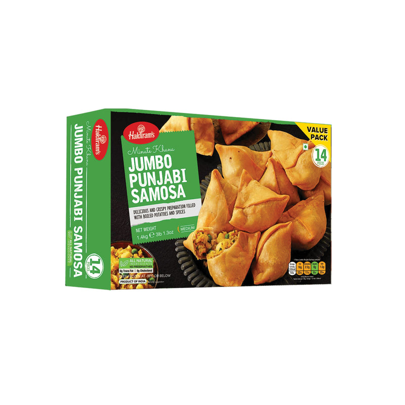 Haldirams Jumbo Punjabi Samosa (14pcs)1.4kg