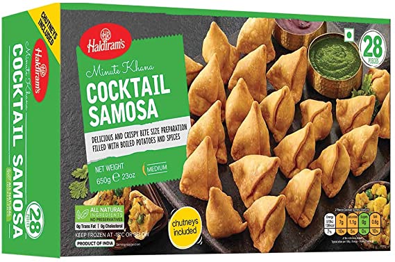 Haldirams Cocktail Samosa (28pcs) 650g