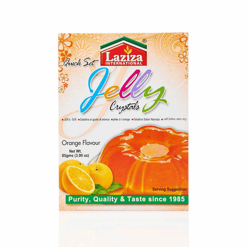 Laziza Jelly Crystals 85g - Orange