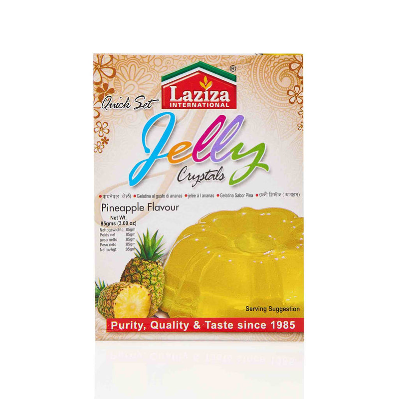 Laziza Jelly Crystals 85g - Pineapple