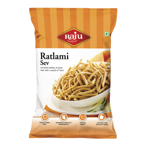 Raju Namkeen Ratlami Sev, 400g