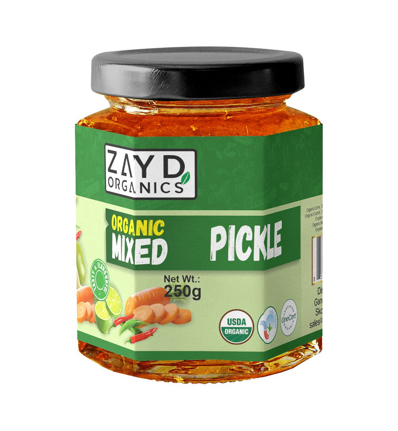 Zayd Organic Mixed Pickle 10.5oz