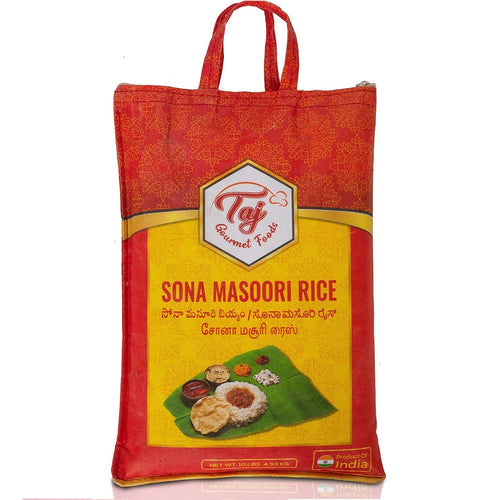 TAJ Sona Masoori Rice, 20-Pounds