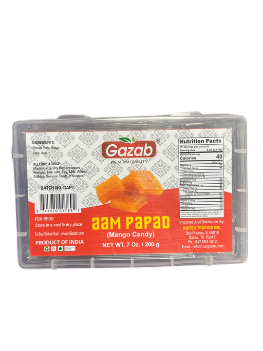 Gazab Aam Papad Slab Candy 200g