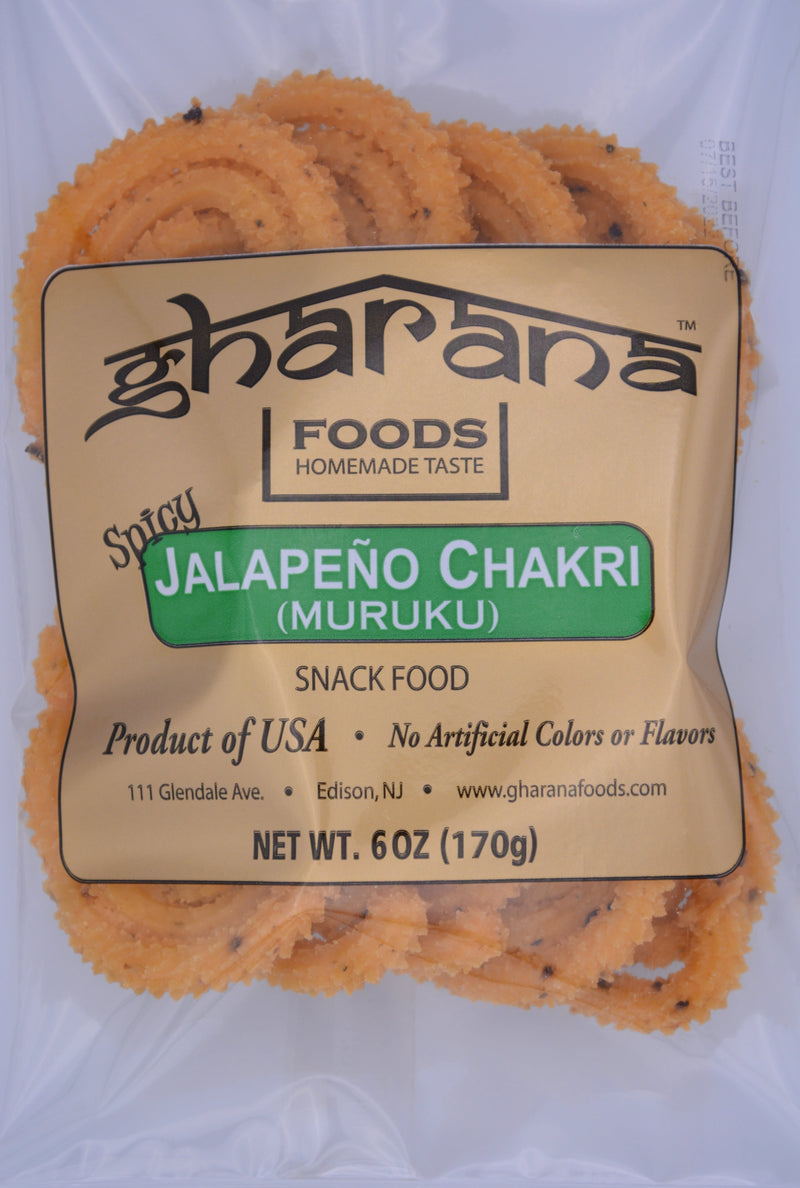 Gharana Spicy Jalapeno Chakri, 6oz