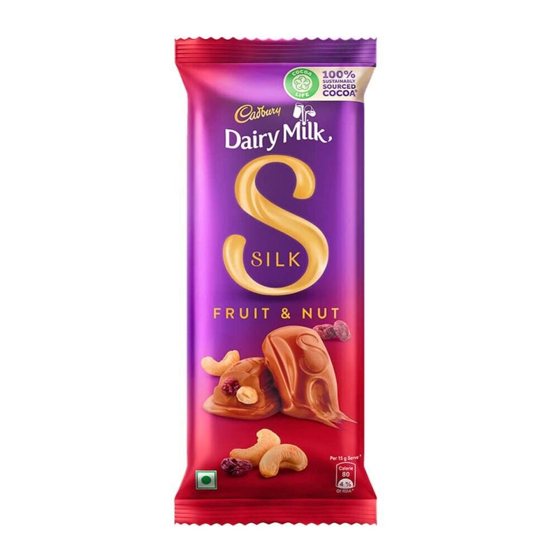 Cadbury Dairy Milk Silk Fruit and Nut Chocolate Bar, 60 Gram