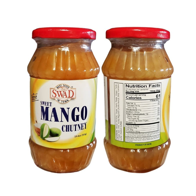 Swad  SweetMango Chutney 19.4oz (550g)