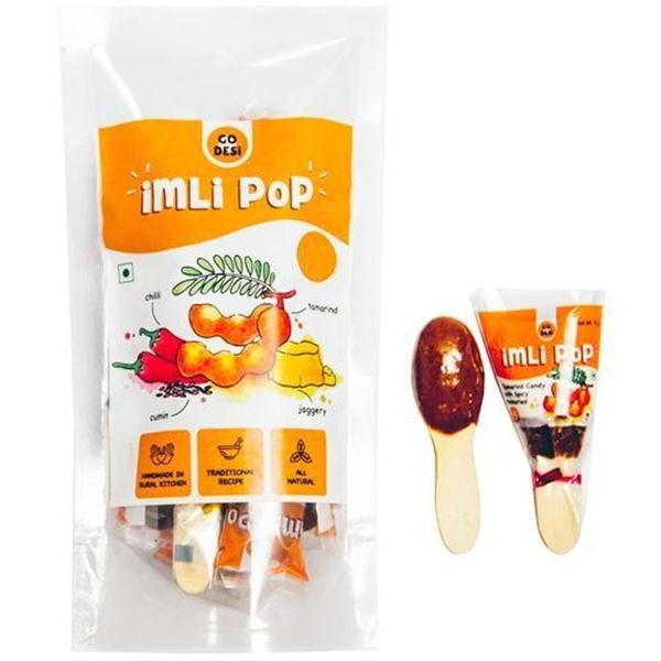 Go Desi Popz Tangy Imli Candy, (10pc)