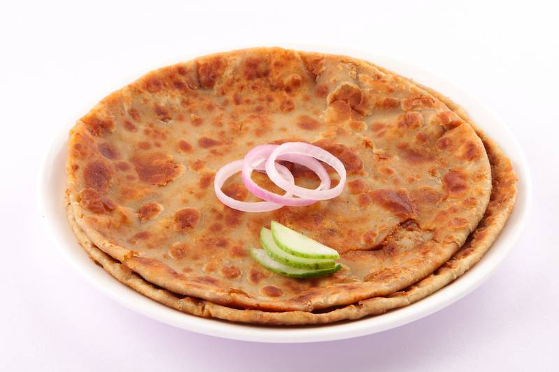 Fresh Plain Paratha, 4 Pieces