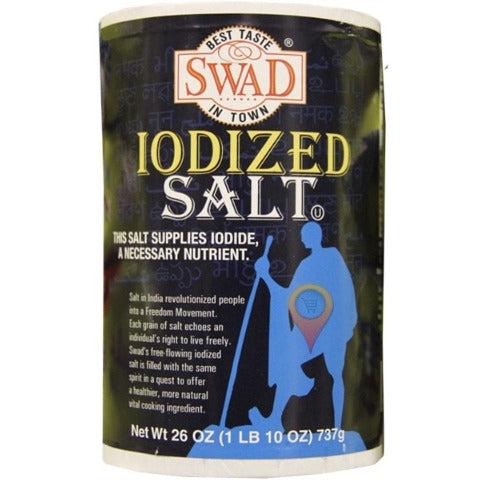 Swad Iodized Salt, 26oz