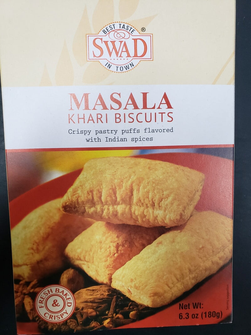 Swad Masala Khari Biscuits 6.3oz (180g)