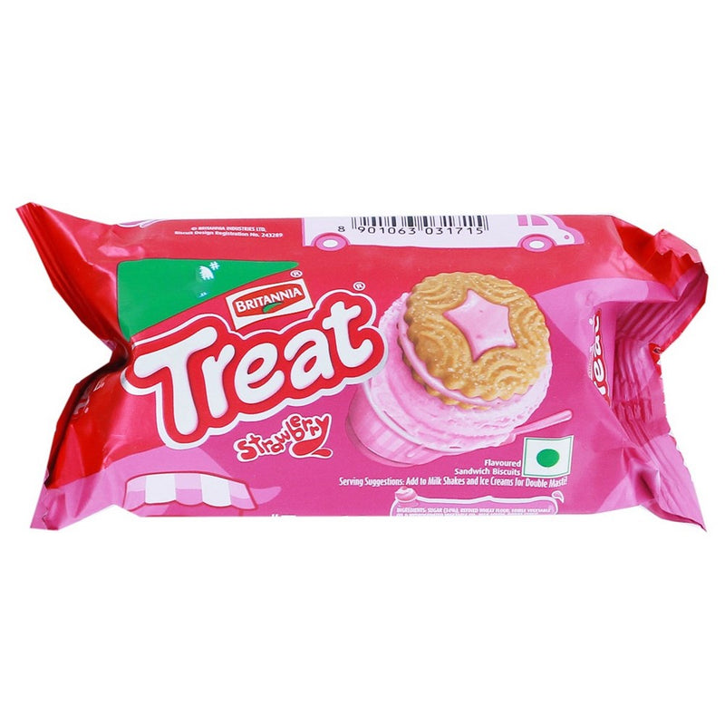 Britannia Treat Strawberry, 4.23oz, 1-Pack