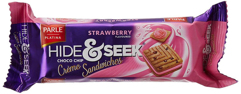 Parle Hide & Seek Fab - Strawberry - 112g(Pack of 1)