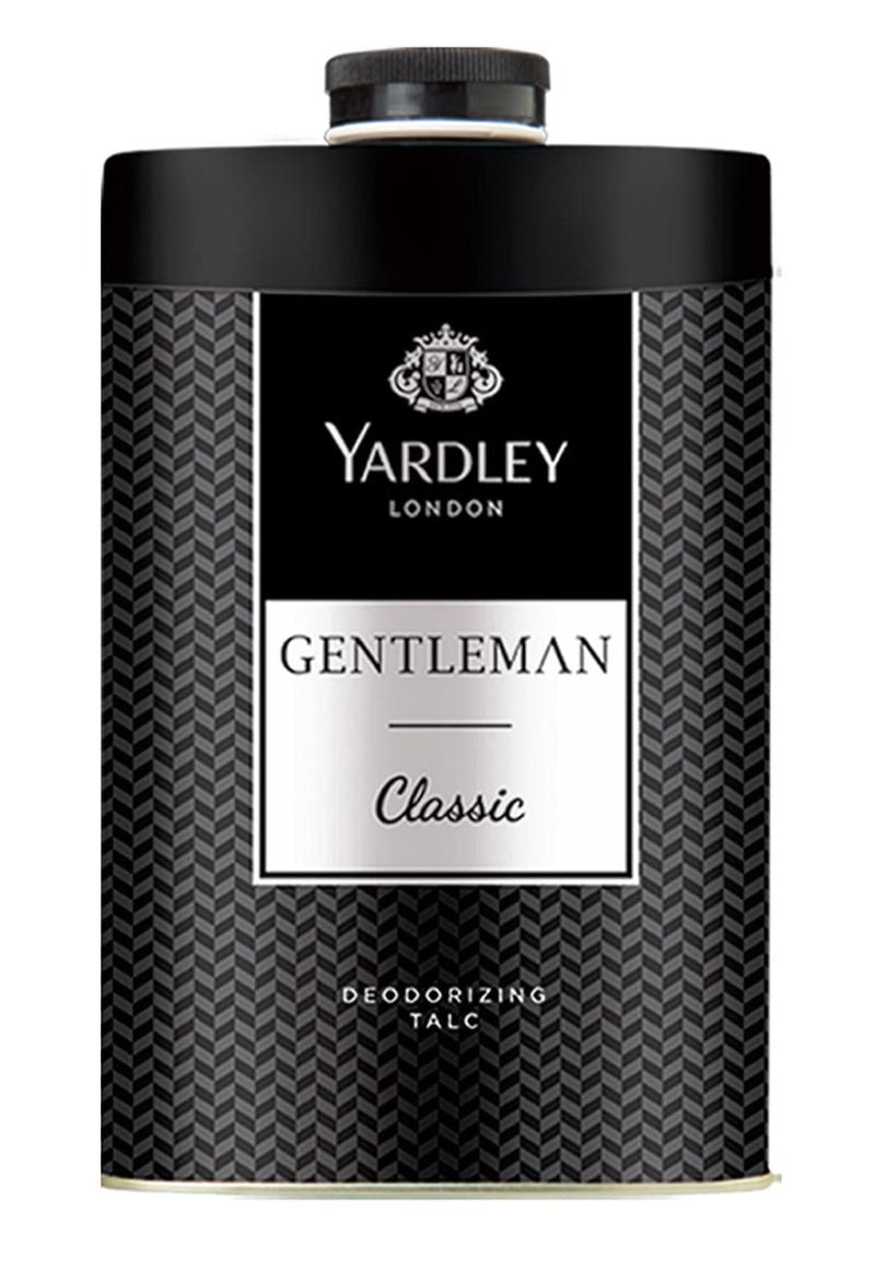 Yardley London Gentleman Classic Deodorizing Talc Powder for Men, 250g