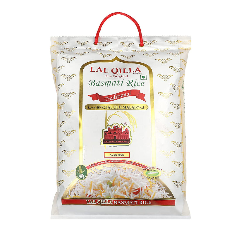 Lal Qilla Traditional Basmati Rice, Aged Rice, 10lbs.