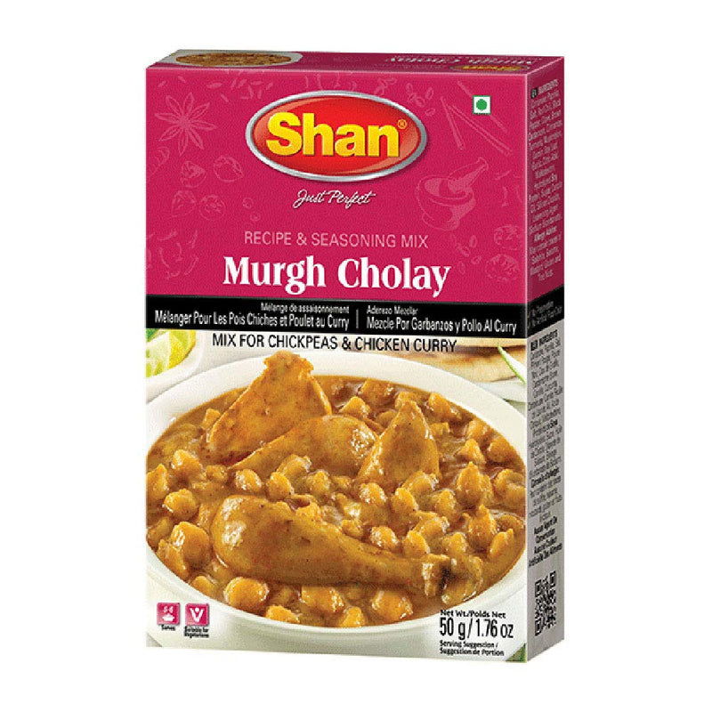 Shan Murgh Cholay Recipe and Seasoning Mix 1.76 oz (50g)