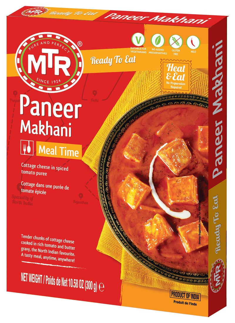 MTR Ready to Eat - Paneer Makhani 10.58oz (300g)