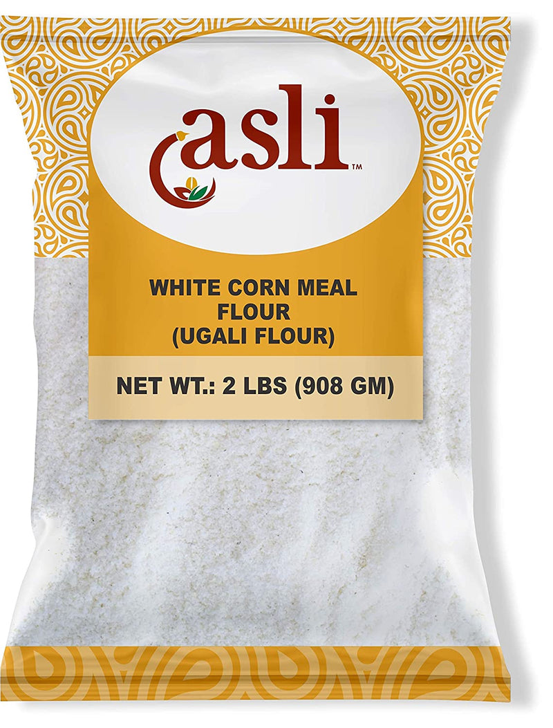 Asli White Corn Meal, Ugali Flour, 2 Pounds