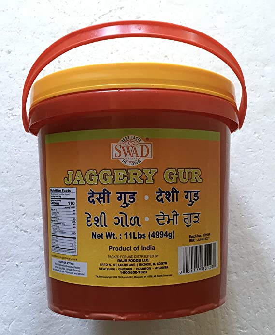 Swad Jaggery Gur, Desi Gur, 11lbs