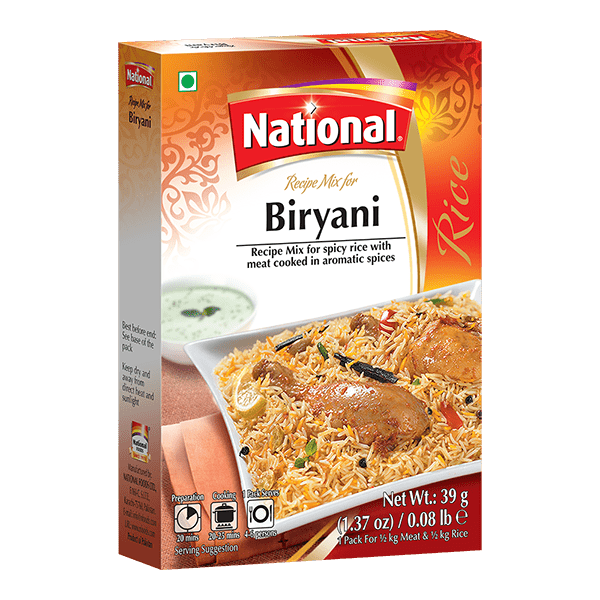 National Biryani Recipe Mix 1.37 oz (39g)