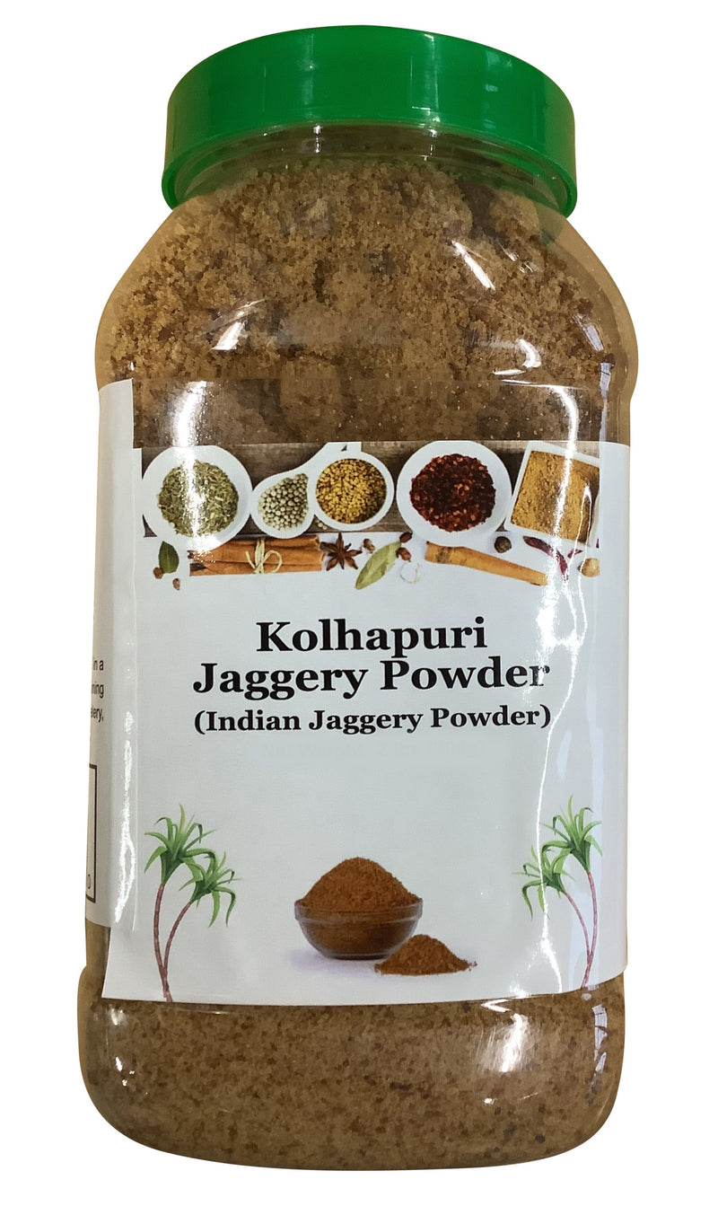 TAJ Kolhapuri Jaggery Powder, Indian Gur Powder, 2.2-Pounds (1kg)