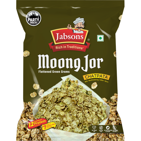 Jabsons Namkeen Roasted Moong Jor, 150g