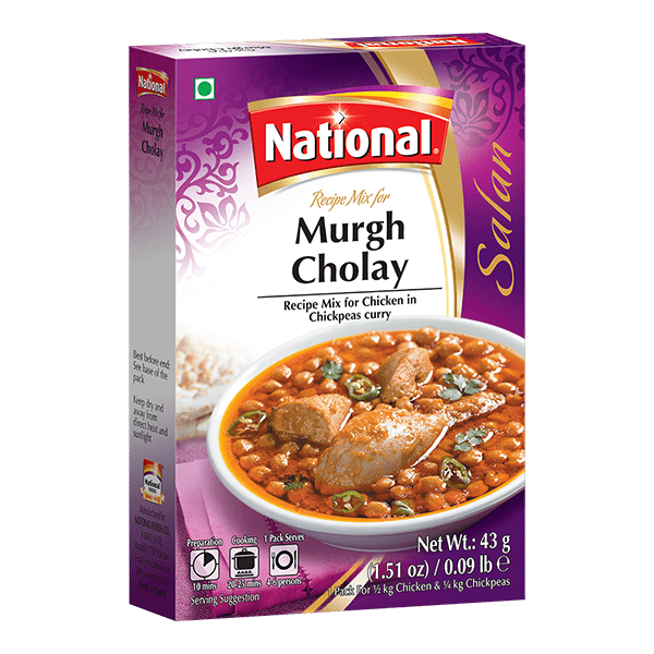 National Murgh Cholay Recipe Mix 1.51 oz (43g)