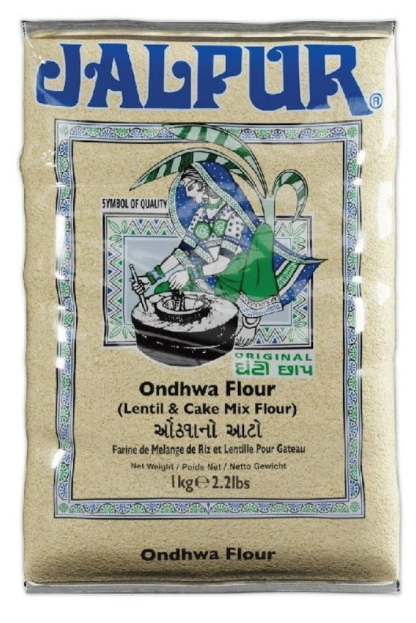 Jalpur Ondhwa Flour (Lentil Cake Mix Flour) 2.2lbs (1kg)