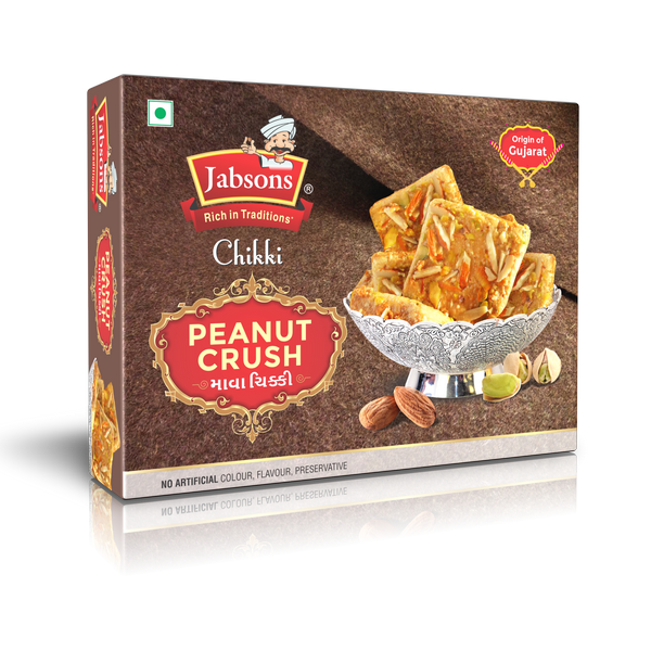 Jabsons Chikki Peanut Crush, 400g