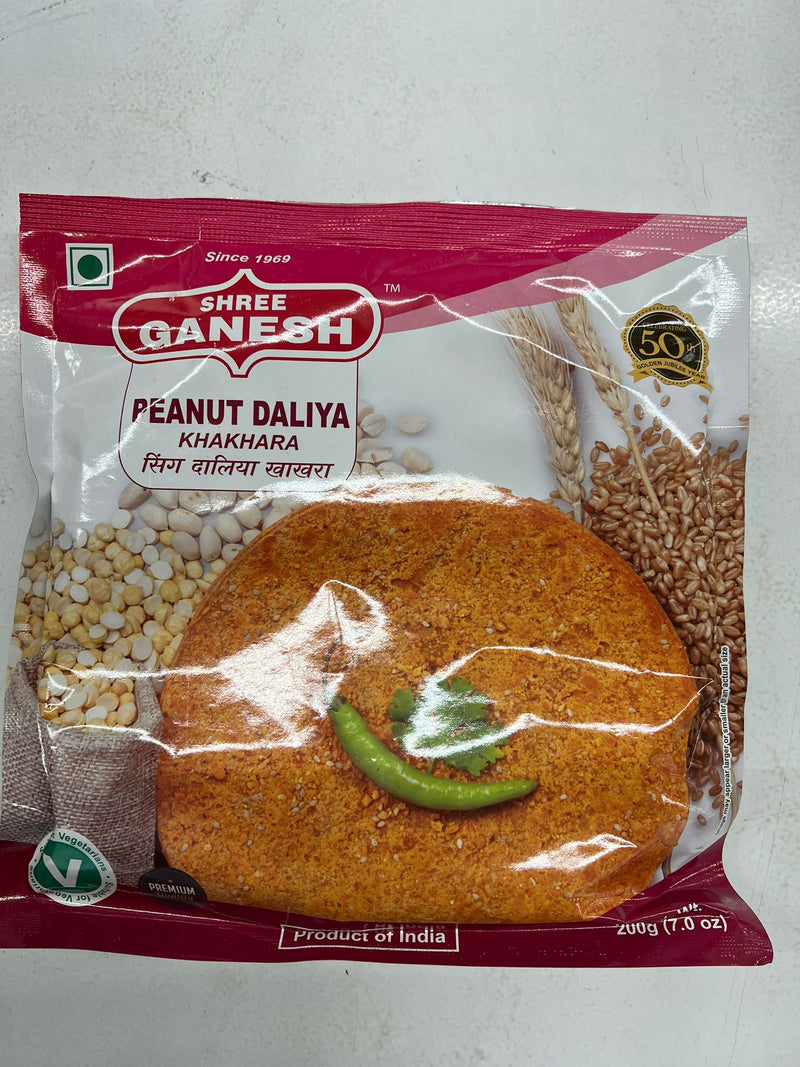 Ganesh Peanut Daliya Khakhra, 200g