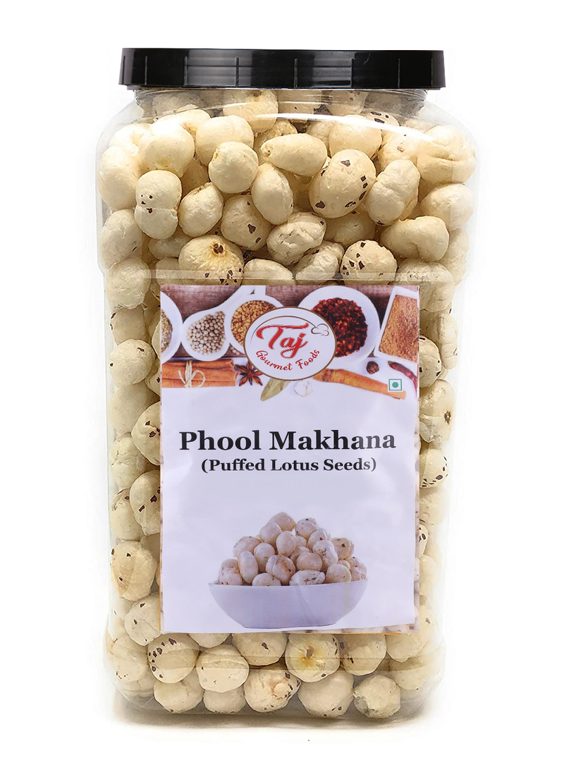 TAJ Phool Makhana, Fox Nut, Popped Lotus Seed