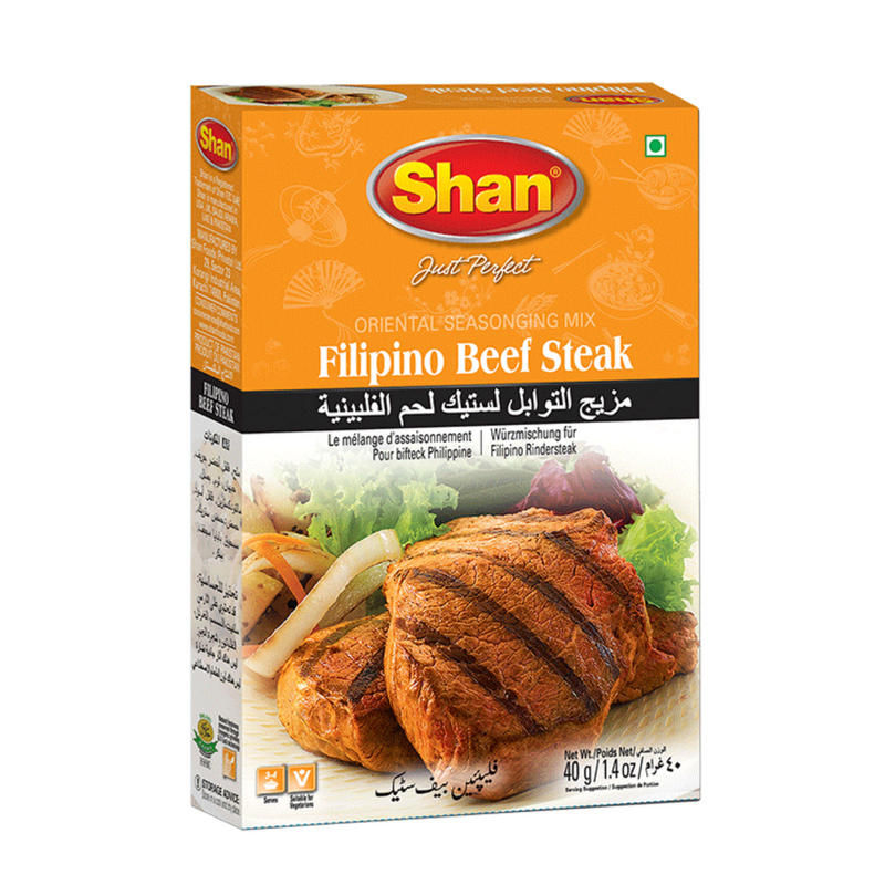 Shan Filipino Beef Steak Oriental Seasoning Mix 1.41 oz (40g)