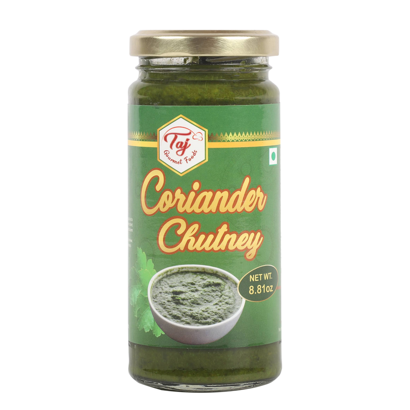 TAJ Coriander Chutney, 250g (8.81 Oz)